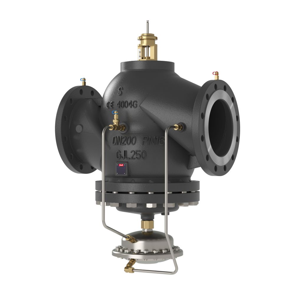 Danfoss Kombiventil AB-QM 200 HF, für Regelung und hydra. Abgleich, DN 200, Flansch,... DANFOSS-003Z0717 5702425082139 (Abb. 10)