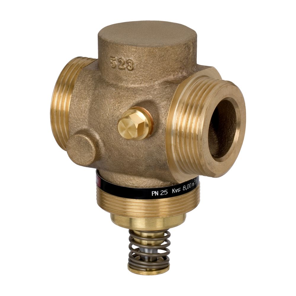Danfoss Durchgangsventil VGU, DN 15, Kvs 4,0m3/h, PN 25, Außengewinde, Rotguss RG-5, ... DANFOSS-065B0791 5702421543733 (Abb. 4)