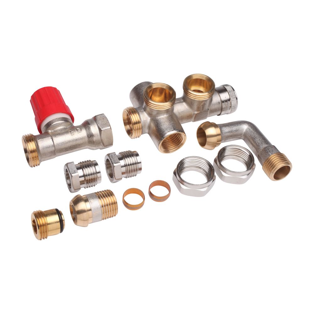 Danfoss Steigrohrventil für 2-Rohranlagen Set RA-KW, Heizkörper R 1/2", Anlage G 3/4"... DANFOSS-013G3344 5702420031774 (Abb. 2)