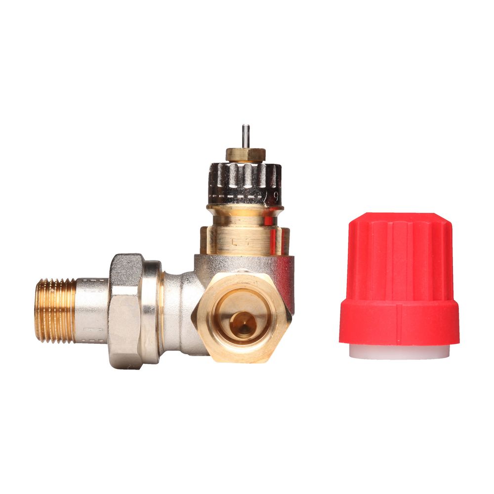 Danfoss Ventilgehäuse RA-N, DN 10, R 3/8", Winkelausführung rechts, matt vernickelt, ... DANFOSS-013G0231 5702420014739 (Abb. 7)