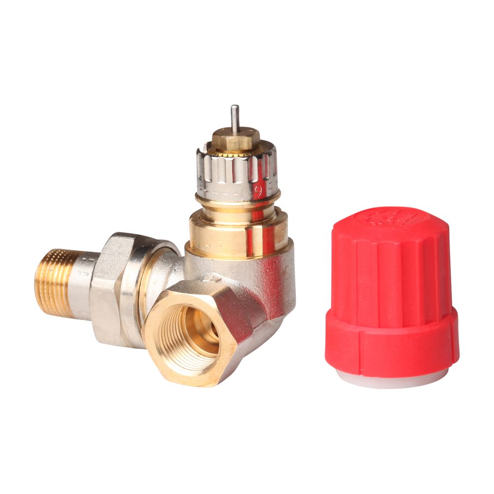 Danfoss Ventilgehäuse RA-N, DN 10, R 3/8", Winkelausführung rechts, matt vernickelt, ... DANFOSS-013G0231 5702420014739 (Abb. 4)