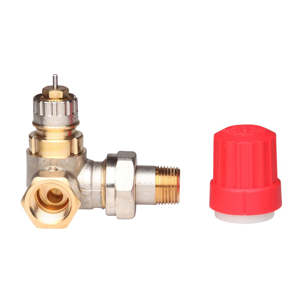 Danfoss Ventilgehäuse RA-N, DN 10, R 3/8", Winkelausführung links, matt vernickelt, 0... DANFOSS-013G0232 5702420010694 (Abb. 2)
