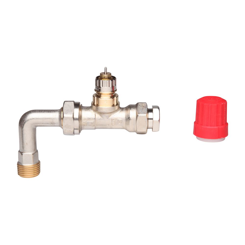 Danfoss Ventilgehäuse RA-K Durchgangsausführung mit Bogen, R 1/2", Kvs: 2,5, 013G3363... DANFOSS-013G3363 5702420031798 (Abb. 8)