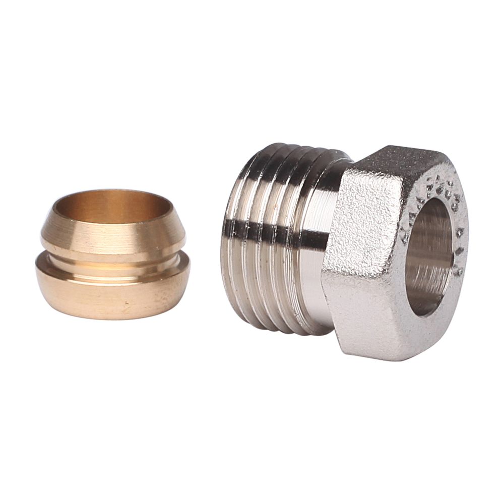 Danfoss Klemmverbinder, R 3/8" Außengewinde auf 10mm, für Stahl- und Kupferrohre... DANFOSS-013G4100 5702420033105 (Abb. 3)