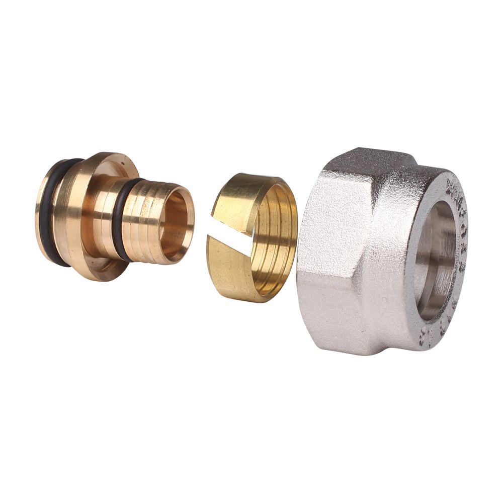Danfoss Klemmverbinder, G 3/4" Innengewinde auf 18x2mm, für VPE-Kunststoffrohre PEX... DANFOSS-013G4158 5702420032948 (Abb. 2)