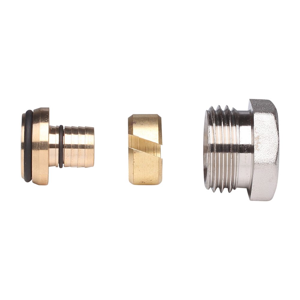 Danfoss Klemmverbinder, R 1/2"AG auf 14x2mm, für Alu-Verbundrohre AluPex, vernickelt... DANFOSS-013G4174 5702420033006 (Abb. 2)