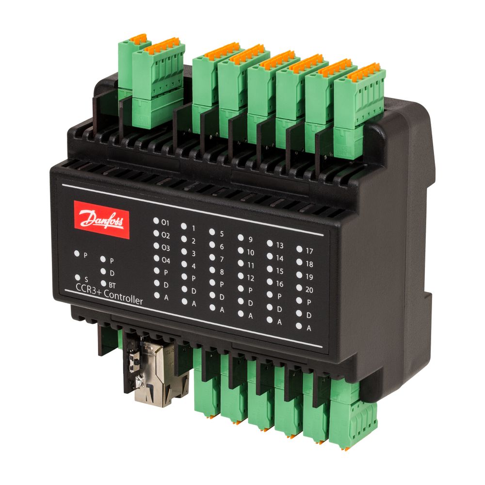 Danfoss elektrischer Einrohrheizung-Regler Typ CCR3+, maximal 20 Stellantriebe, 24Vdc... DANFOSS-003Z0396 5702428512732 (Abb. 2)