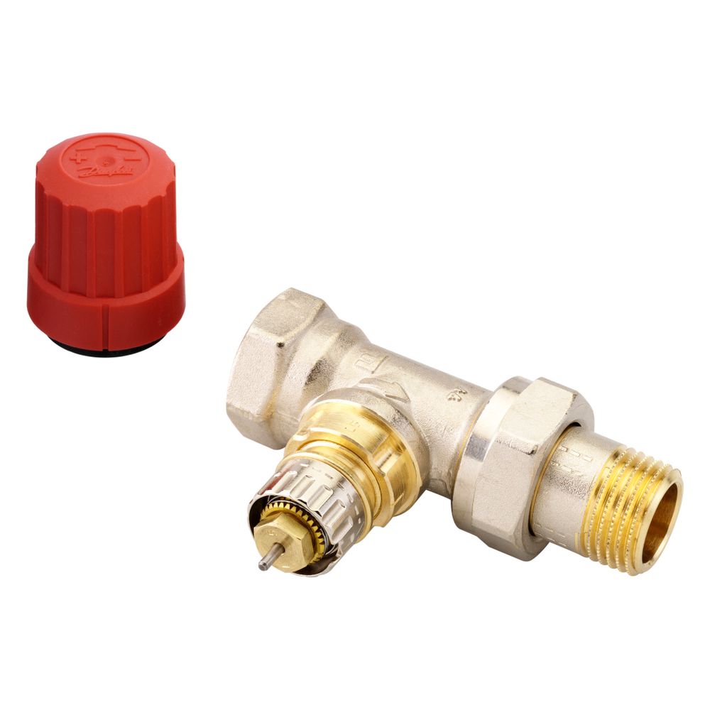Danfoss Ventilgehäuse RA-N, DN 15, R 1/2", Durchgangsausführung, vernickelt, 013G0014... DANFOSS-013G0014 5702420005027 (Abb. 4)