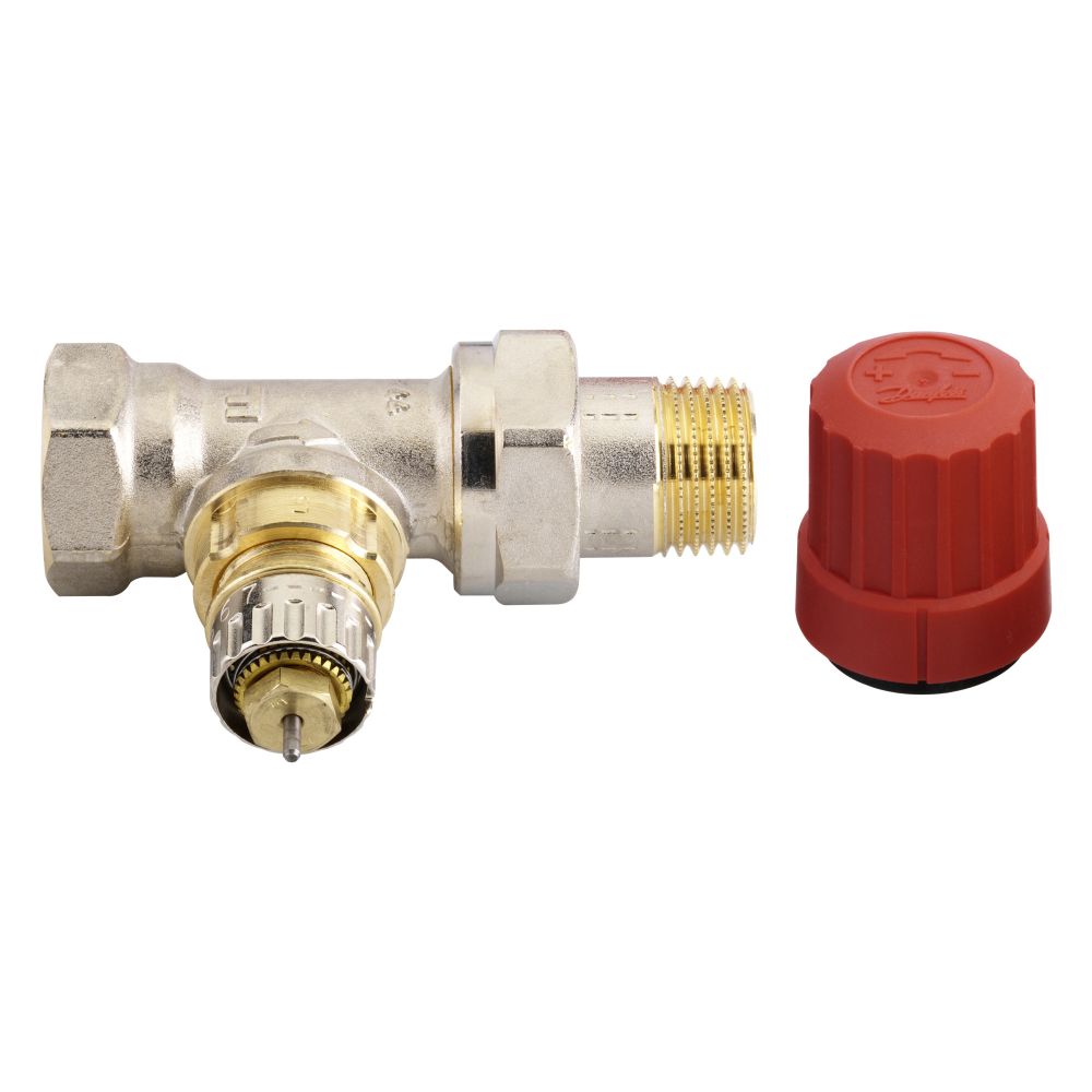 Danfoss Ventilgehäuse RA-N, DN 15, R 1/2", Durchgangsausführung, vernickelt, 013G0014... DANFOSS-013G0014 5702420005027 (Abb. 6)