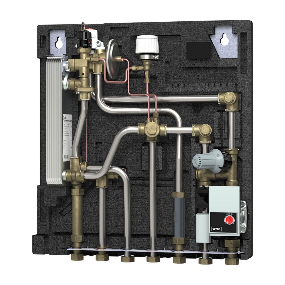 Danfoss Wohnungsstation Evoflat MSS 2, NT-Heizung, 45kW, Dämmhaube, Hygiene Temperatu... DANFOSS-145B1721 5702424653408 (Abb. 5)