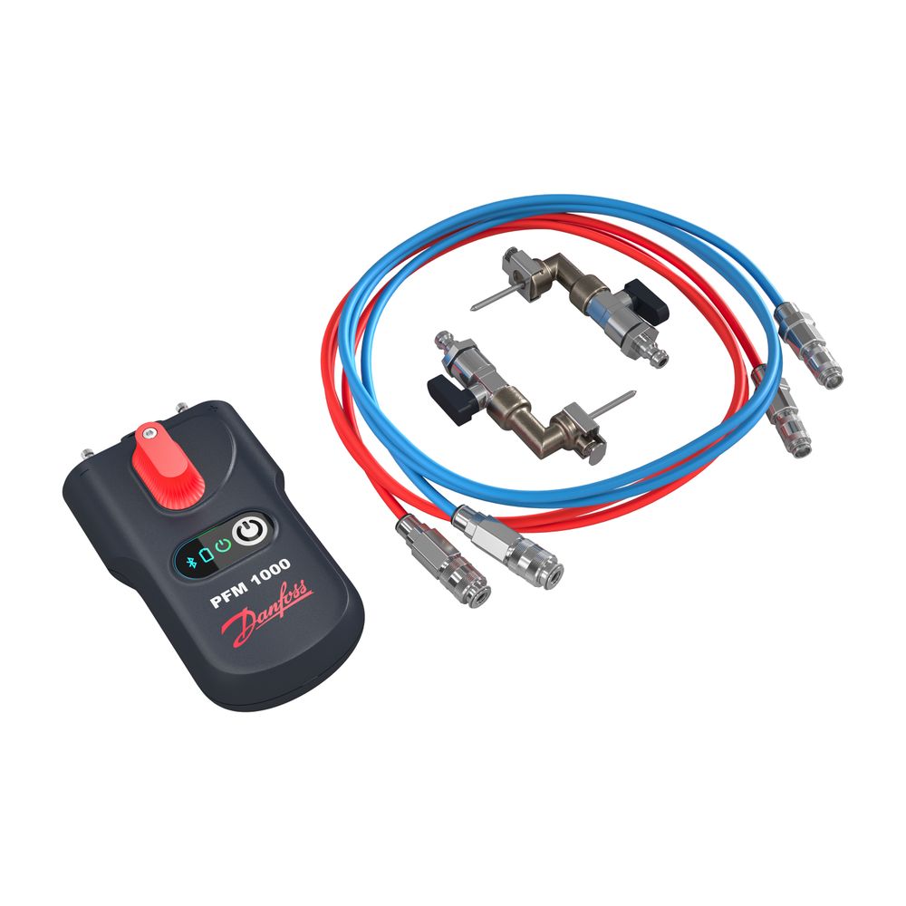 Danfoss Messgerät PFM 1000 digital, inklusive Temperaturfühler und Messadapter, PN 10... DANFOSS-003Z8260 5702428581141 (Abb. 4)