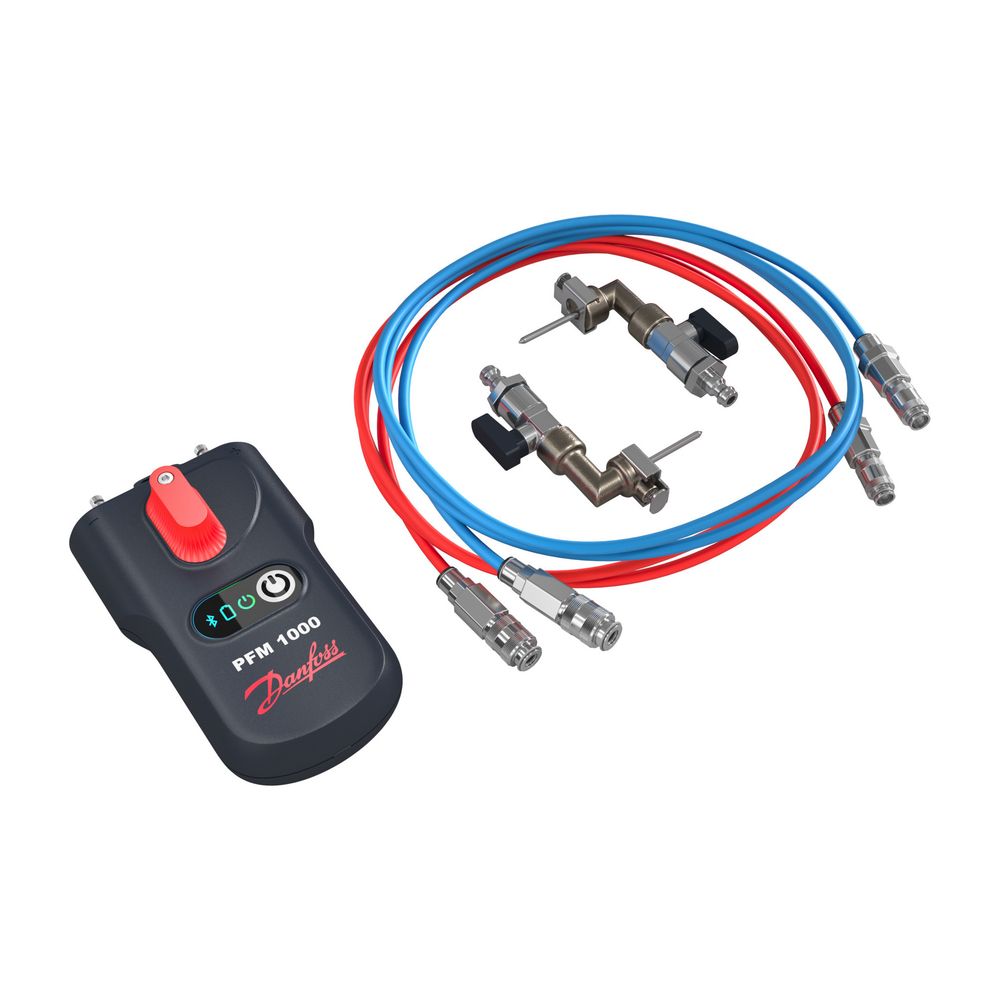 Danfoss Messgerät PFM 1000 digital, inklusive Temperaturfühler und Messadapter, PN 1... DANFOSS-003Z8260 5702428581141 (Abb. 11)