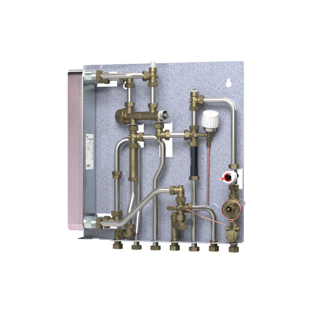 Danfoss Wohnungsstation AkvaVita FSS HT-Heizung, 58kW, 145B2057... DANFOSS-145B2057 5702424653682 (Abb. 3)