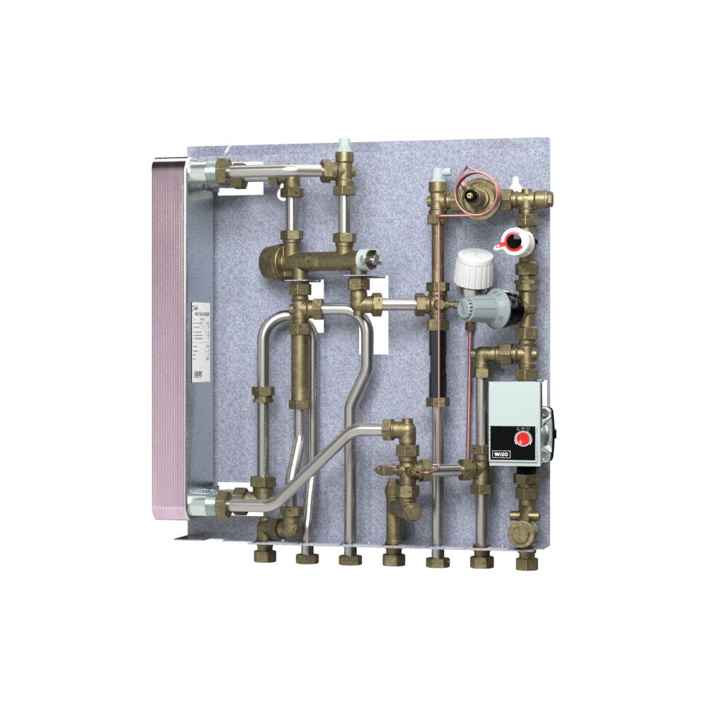 Danfoss Wohnungsstation AkvaVita MSS NT-Heizung, 58kW, 145B3032... DANFOSS-145B3032 5702424653767 (Abb. 2)