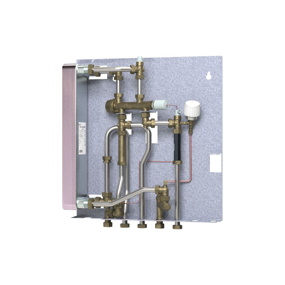 Danfoss Wohnungsstation AkvaLux WSS ohne Heizung, 78kW... DANFOSS-145G0224 5702424654030 (Abb. 2)