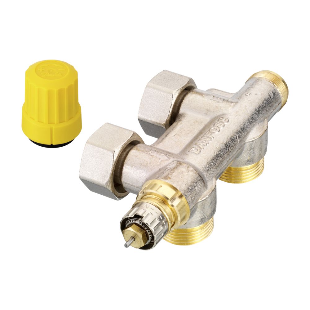 Danfoss Anschlussarmatur VHS-UR Heizkörper R 1/2", Eckausführung, vernickelt, 013G468... DANFOSS-013G4689 5702420052335 (Abb. 7)