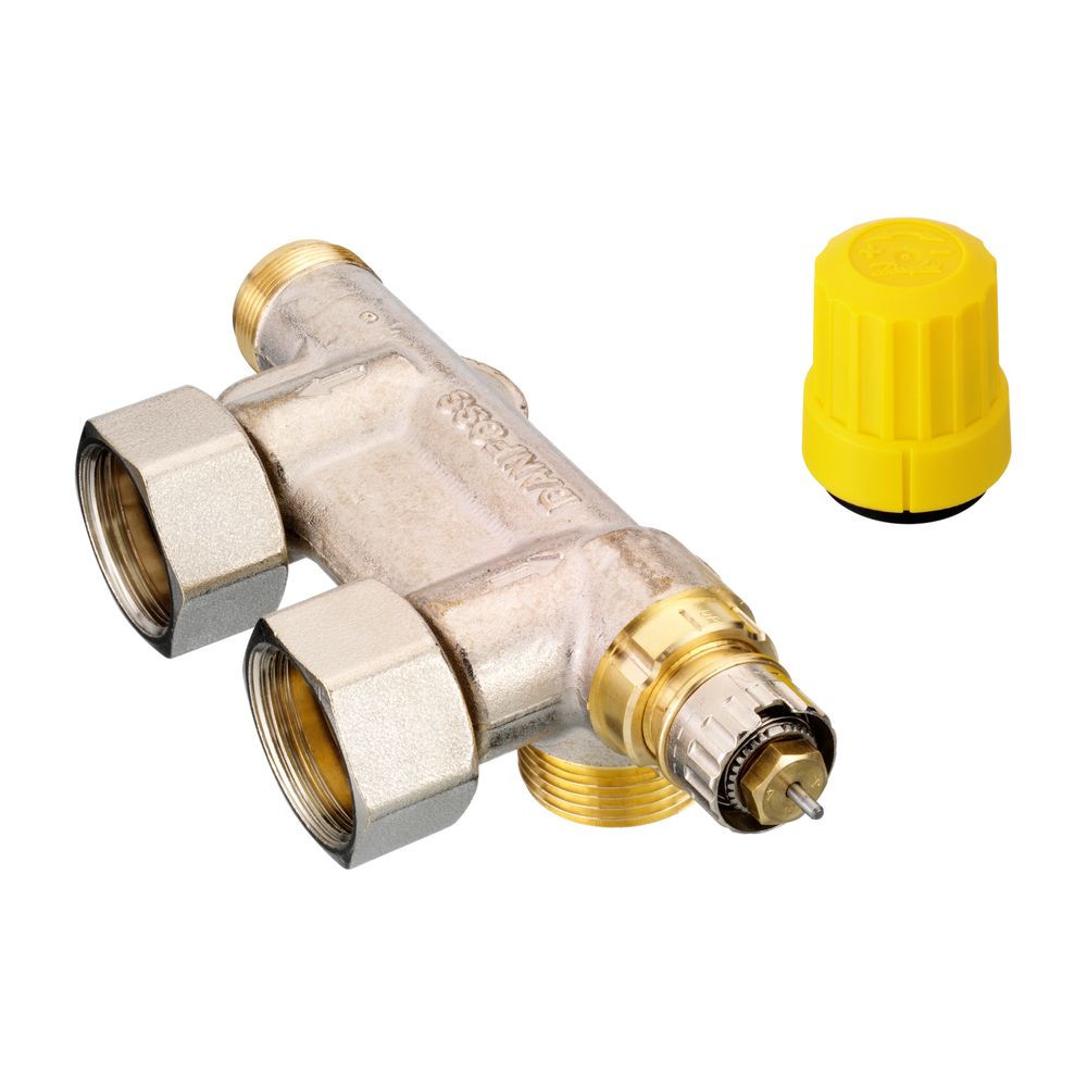 Danfoss Anschlussarmatur VHS-UR Heizkörper R 1/2", Eckausführung, vernickelt, 013G468... DANFOSS-013G4689 5702420052335 (Abb. 4)