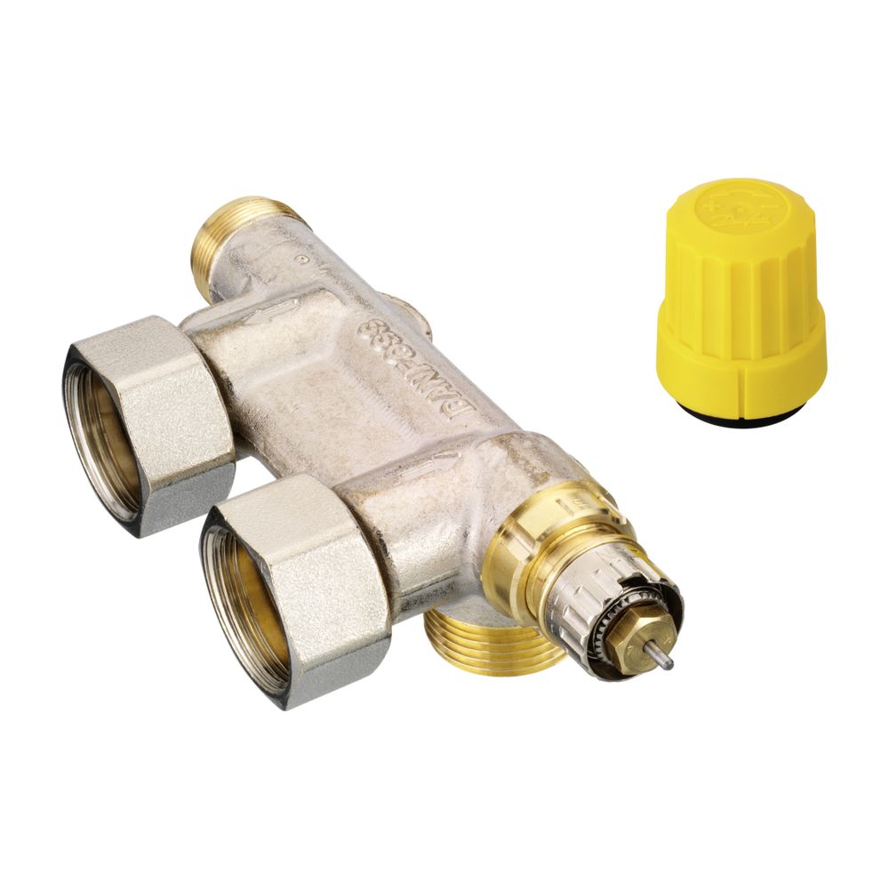 Danfoss Anschlussarmatur VHS-UR Heizkörper R 1/2", Eckausführung, vernickelt, 013G468... DANFOSS-013G4689 5702420052335 (Abb. 8)