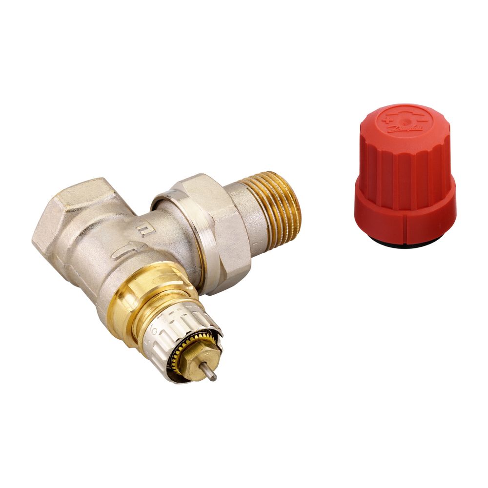 Danfoss Ventilgehäuse RA-N, DN 15, R 1/2", Eckausführung, vernickelt, 013G0013... DANFOSS-013G0013 5702420011646 (Abb. 2)