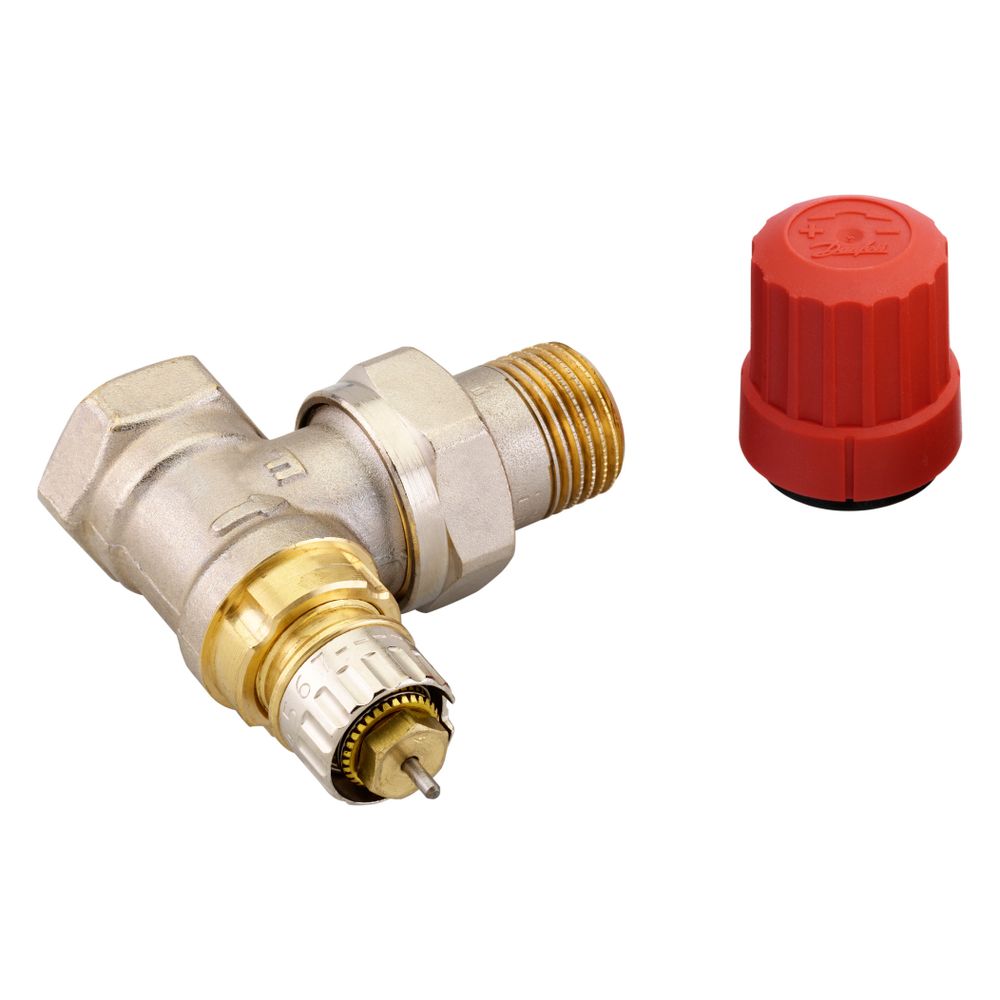 Danfoss Ventilgehäuse RA-N, DN 15, R 1/2", Eckausführung, vernickelt, 013G0013... DANFOSS-013G0013 5702420011646 (Abb. 5)