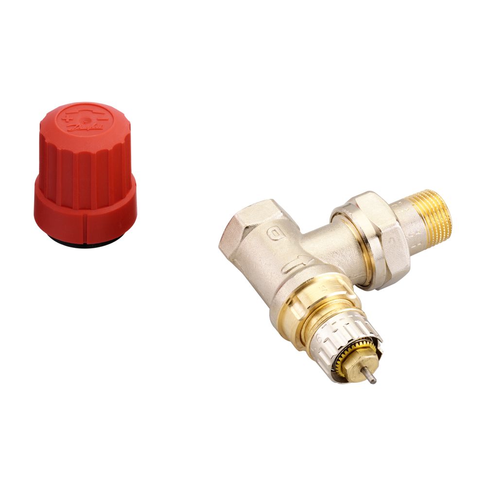 Danfoss Ventilgehäuse RA-N, DN 10, R 3/8", Eckausführung, matt vernickelt, 013G0031... DANFOSS-013G0031 5702420007335 (Abb. 2)