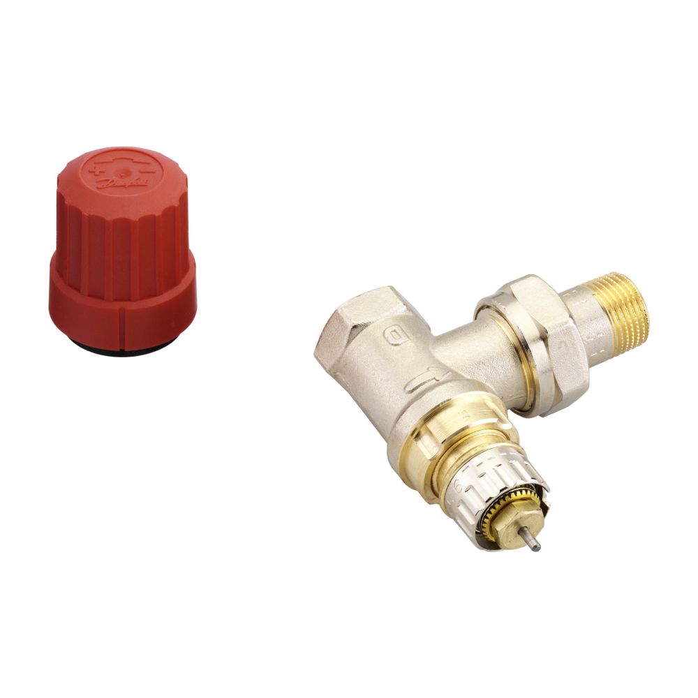 Danfoss Ventilgehäuse RA-N, DN 10, R 3/8", Eckausführung, matt vernickelt, 013G0031... DANFOSS-013G0031 5702420007335 (Abb. 5)