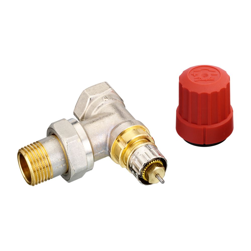 Danfoss Ventilgehäuse RA-N, DN 15, R 1/2", Eckausführung, matt vernickelt, 013G0033... DANFOSS-013G0033 5702420007847 (Abb. 2)