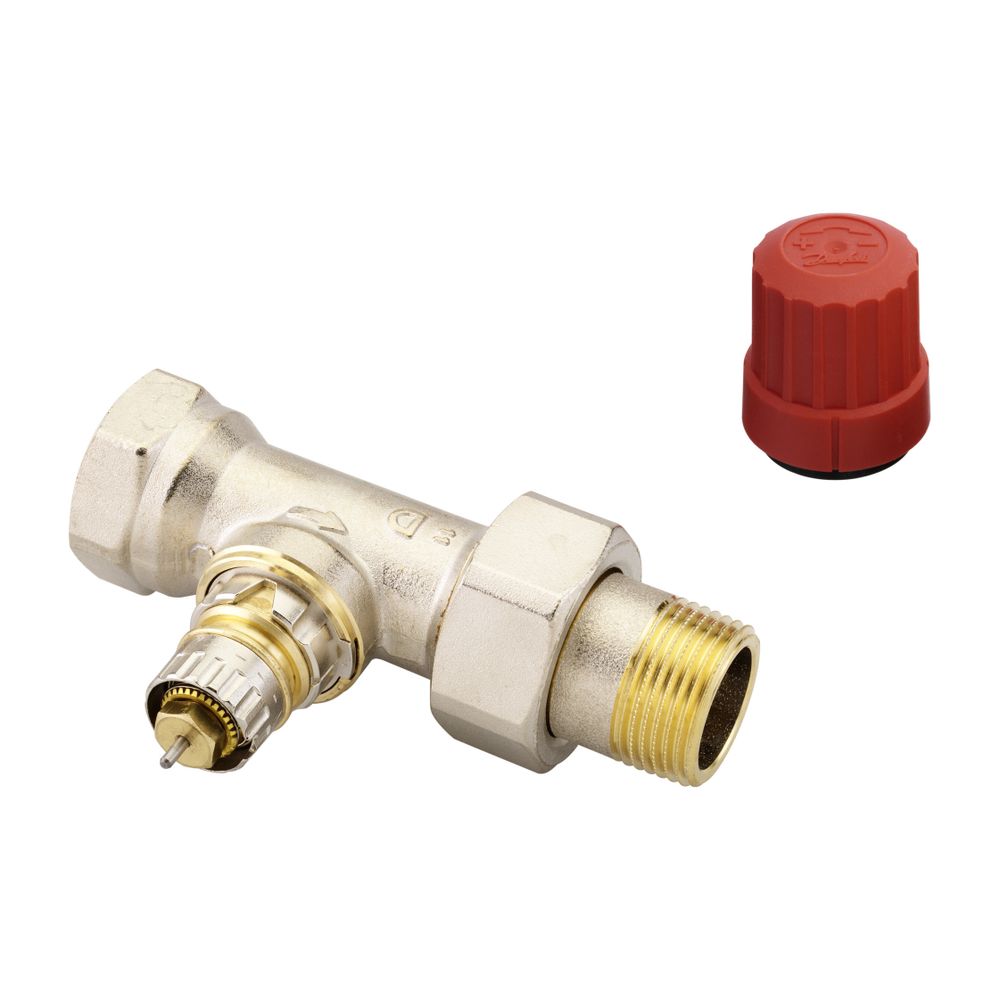 Danfoss Ventilgehäuse RA-N, DN 20, R 3/4", Durchgangsausführung, matt vernickelt, 013... DANFOSS-013G0036 5702420007496 (Abb. 4)