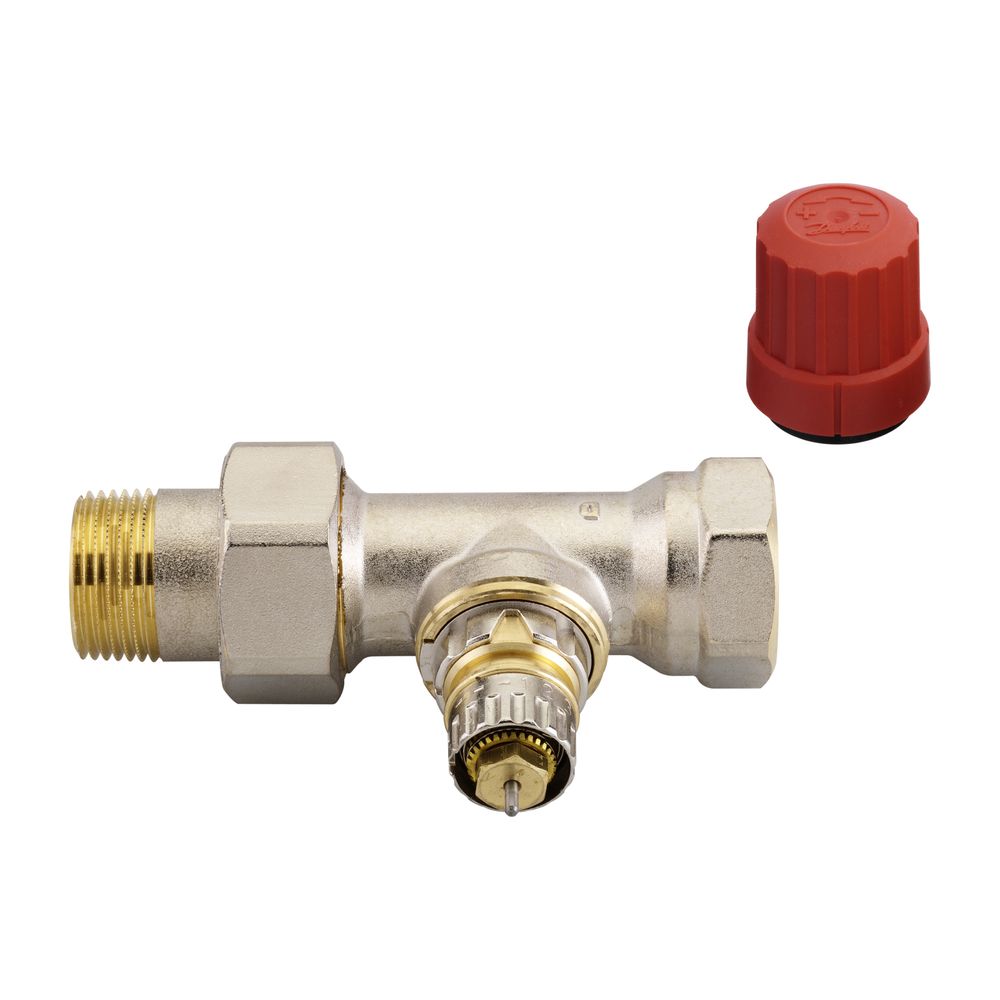 Danfoss Ventilgehäuse RA-N, DN 20, R 3/4", Durchgangsausführung, matt vernickelt, 013... DANFOSS-013G0036 5702420007496 (Abb. 3)