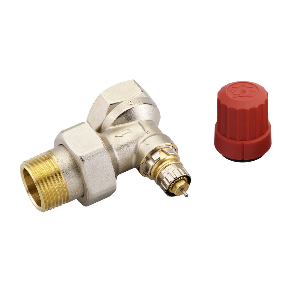 Danfoss Ventilgehäuse RA-N, DN 25, R 1", Eckausführung, matt vernickelt, 013G0037... DANFOSS-013G0037 5702420001678 (Abb. 5)