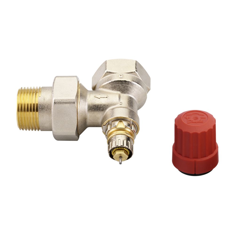Danfoss Ventilgehäuse RA-N, DN 25, R 1", Eckausführung, matt vernickelt, 013G0037... DANFOSS-013G0037 5702420001678 (Abb. 6)