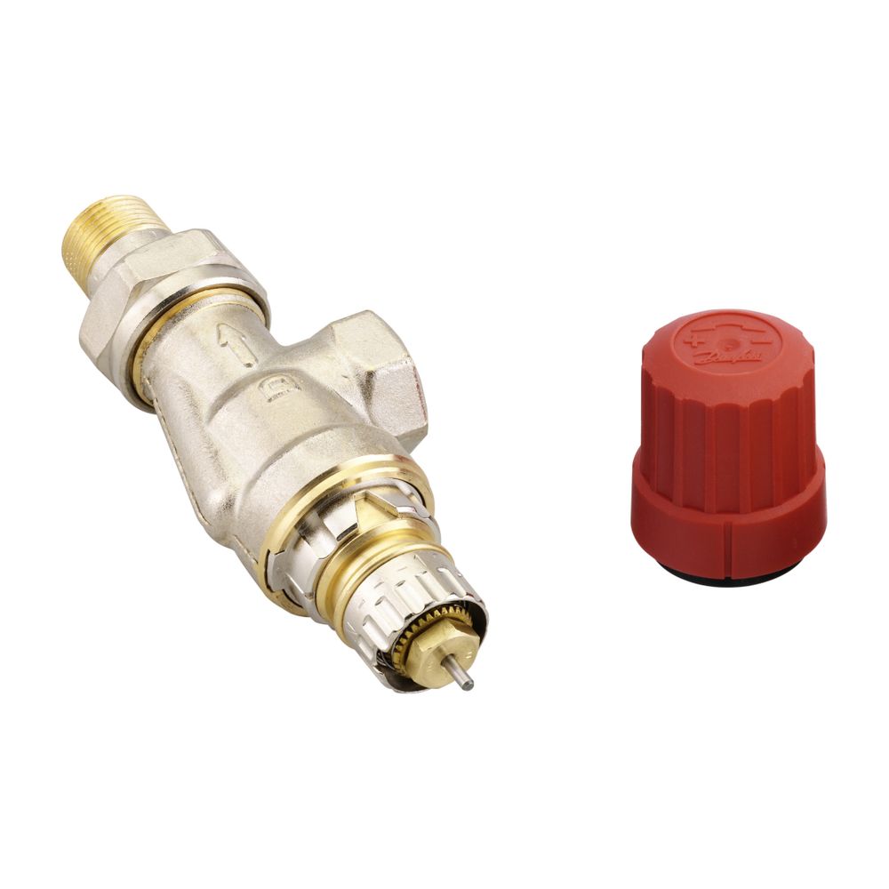 Danfoss Ventilgehäuse RA-N, DN 10, R 3/8", Axialausführung, matt vernickelt, 013G0151... DANFOSS-013G0151 5702420007366 (Abb. 5)