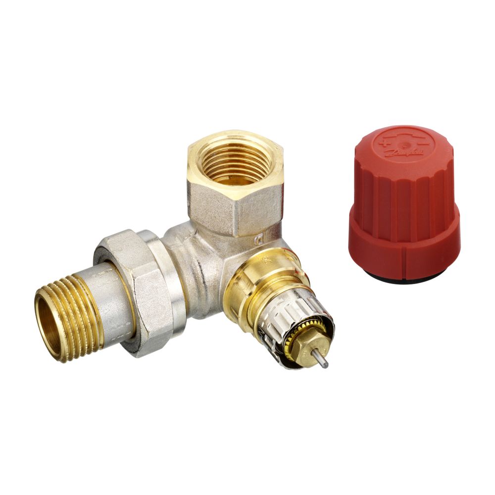 Danfoss Ventilgehäuse RA-N, DN 15, R 1/2", Winkelausführung links, matt vernickelt, 0... DANFOSS-013G0234 5702420003887 (Abb. 5)