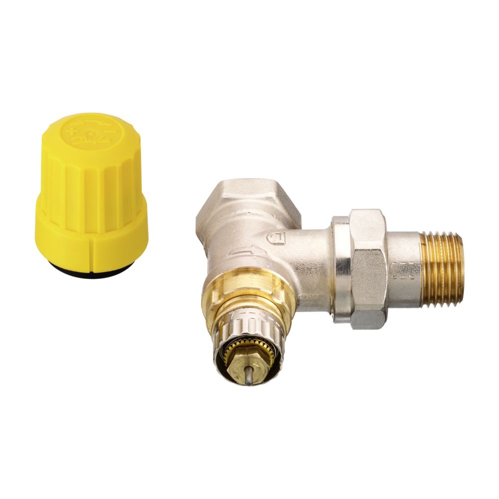 Danfoss Ventilgehäuse RA-UN, DN 15, R 1/2", Eckausführung, matt vernickelt, 013G3003... DANFOSS-013G3003 5702421034514 (Abb. 6)
