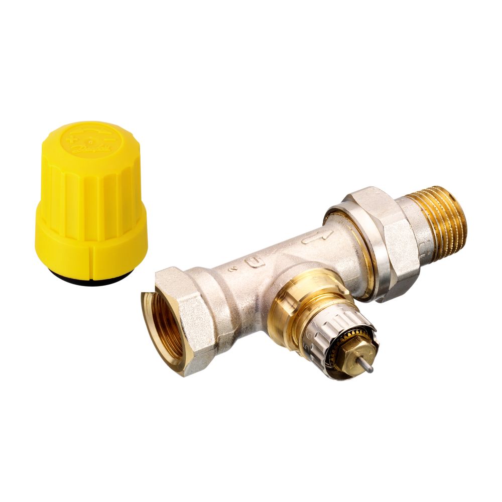 Danfoss Ventilgehäuse RA-UN, DN 15, R 1/2", Durchgangsausführung, matt vernickelt, 01... DANFOSS-013G3004 5702421034521 (Abb. 2)