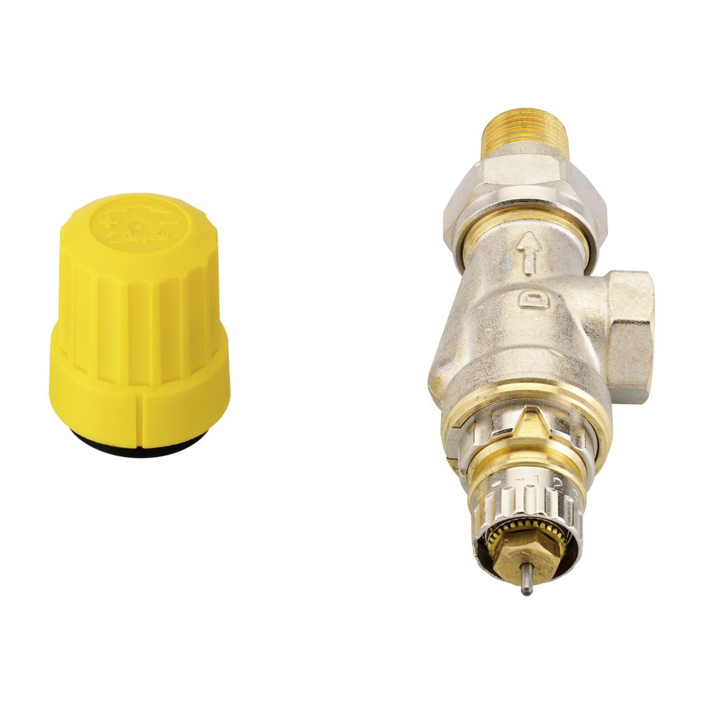 Danfoss Ventilgehäuse RA-UN, DN 10, R 3/8", Axialausführung, matt vernickelt, 013G304... DANFOSS-013G3041 5702421034552 (Abb. 6)