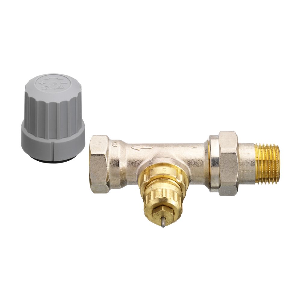 Danfoss Ventilgehäuse RA-FN, DN 15, R 1/2", Durchgangsausführung, Einbau in den Rückl... DANFOSS-013G3226 5702420016863 (Abb. 6)