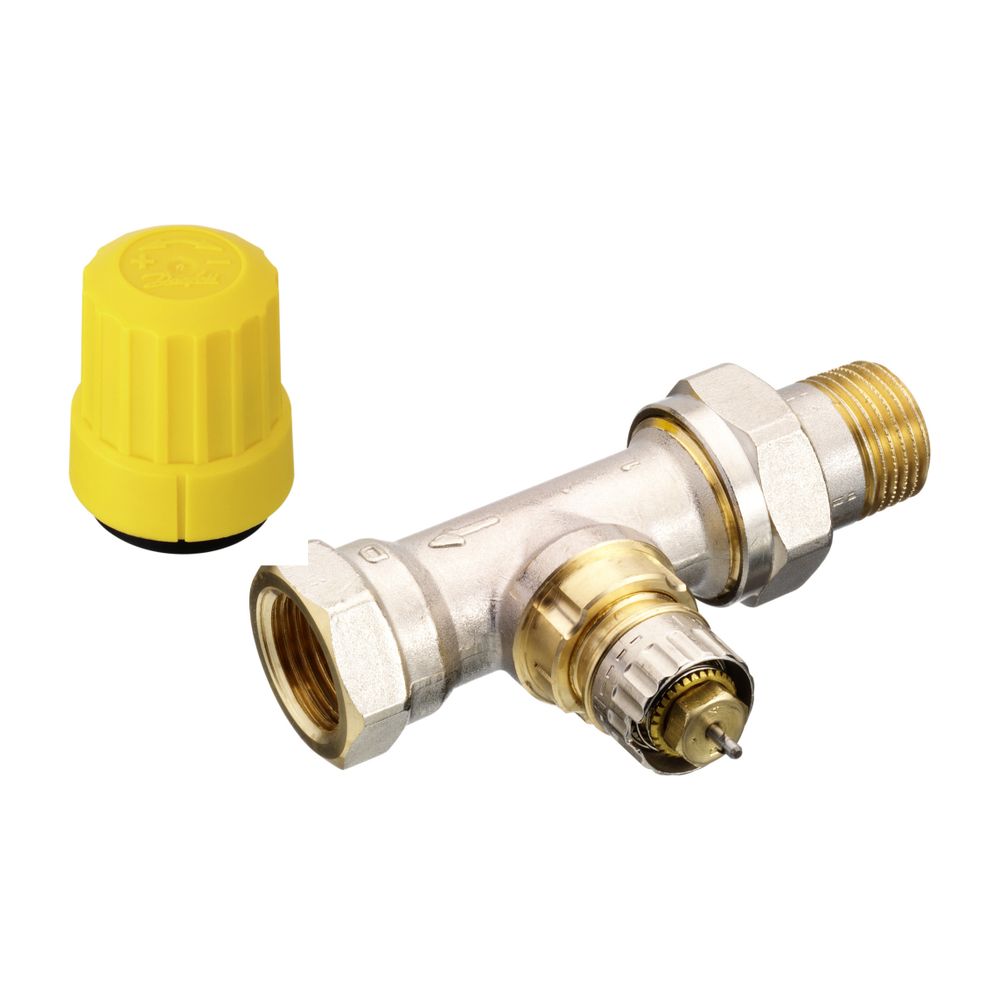 Danfoss Ventilgehäuse RA-UR, DN 15, R 1/2", Durchgangsausführung, matt vernickelt, 01... DANFOSS-013G3228 5702420032467 (Abb. 4)