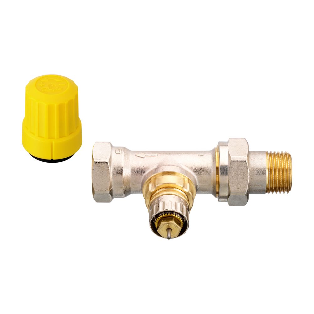 Danfoss Ventilgehäuse RA-UR, DN 15, R 1/2", Durchgangsausführung, matt vernickelt, 01... DANFOSS-013G3228 5702420032467 (Abb. 3)