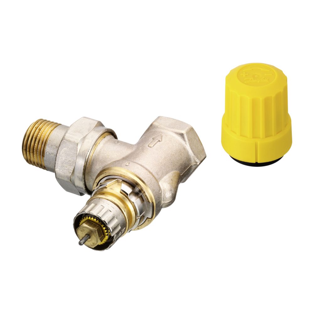 Danfoss Ventilgehäuse RA-UR, DN 15, R 1/2", Eckausführung, matt vernickelt, 013G3229... DANFOSS-013G3229 5702420032481 (Abb. 4)