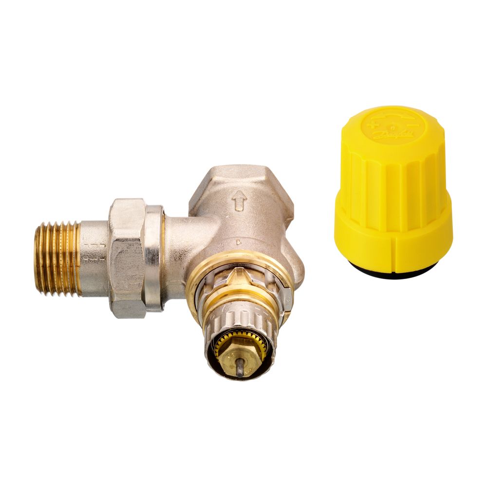 Danfoss Ventilgehäuse RA-UR, DN 15, R 1/2", Eckausführung, matt vernickelt, 013G3229... DANFOSS-013G3229 5702420032481 (Abb. 2)