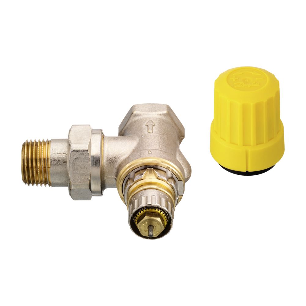 Danfoss Ventilgehäuse RA-UR, DN 15, R 1/2", Eckausführung, matt vernickelt, 013G3229... DANFOSS-013G3229 5702420032481 (Abb. 5)