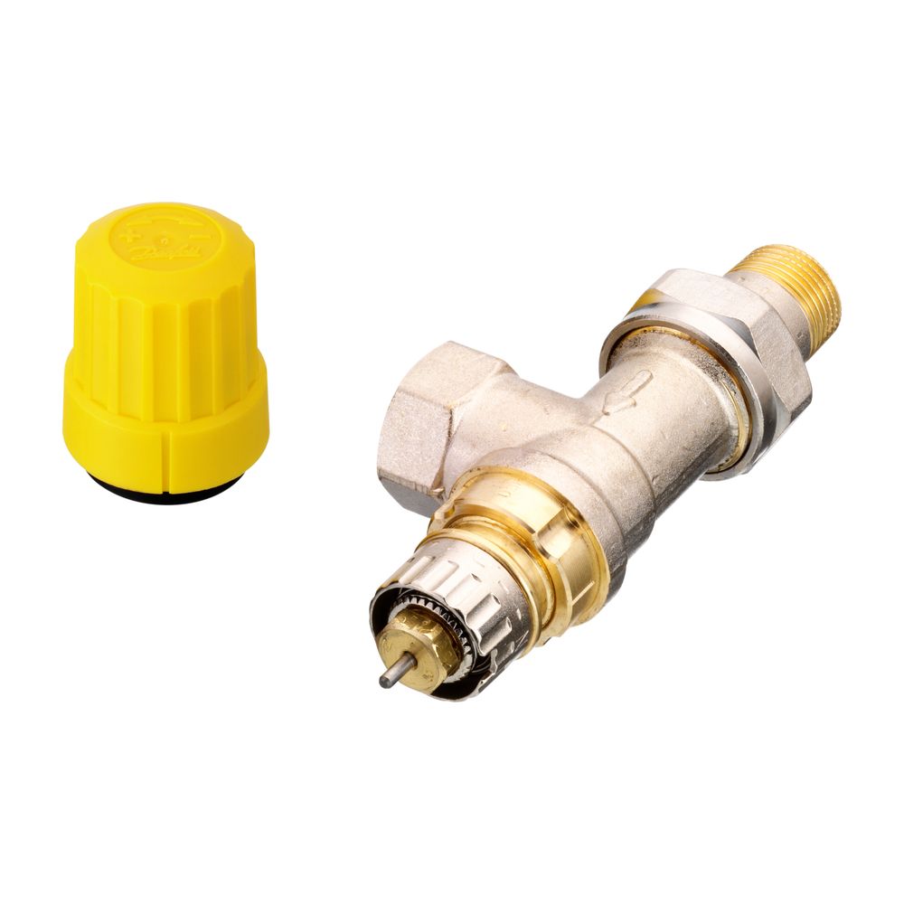 Danfoss Ventilgehäuse RA-UR, DN 10, R 3/8", Axialausführung, matt vernickelt, 013G329... DANFOSS-013G3297 5702420013749 (Abb. 2)