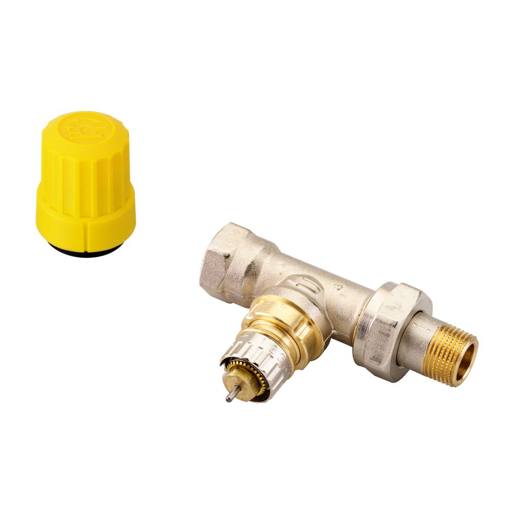 Danfoss Ventilgehäuse RA-UR, DN 10, R 3/8", Durchgangsausführung, matt vernickelt, 01... DANFOSS-013G3298 5702420003955 (Abb. 2)
