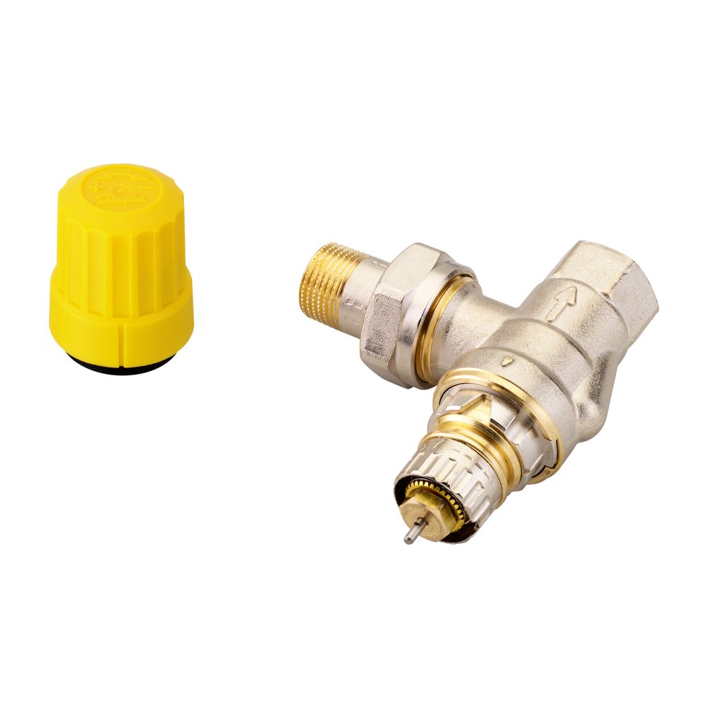 Danfoss Ventilgehäuse RA-UR, DN 10, R 3/8", Eckausführung, matt vernickelt, 013G3299... DANFOSS-013G3299 5702420000244 (Abb. 2)