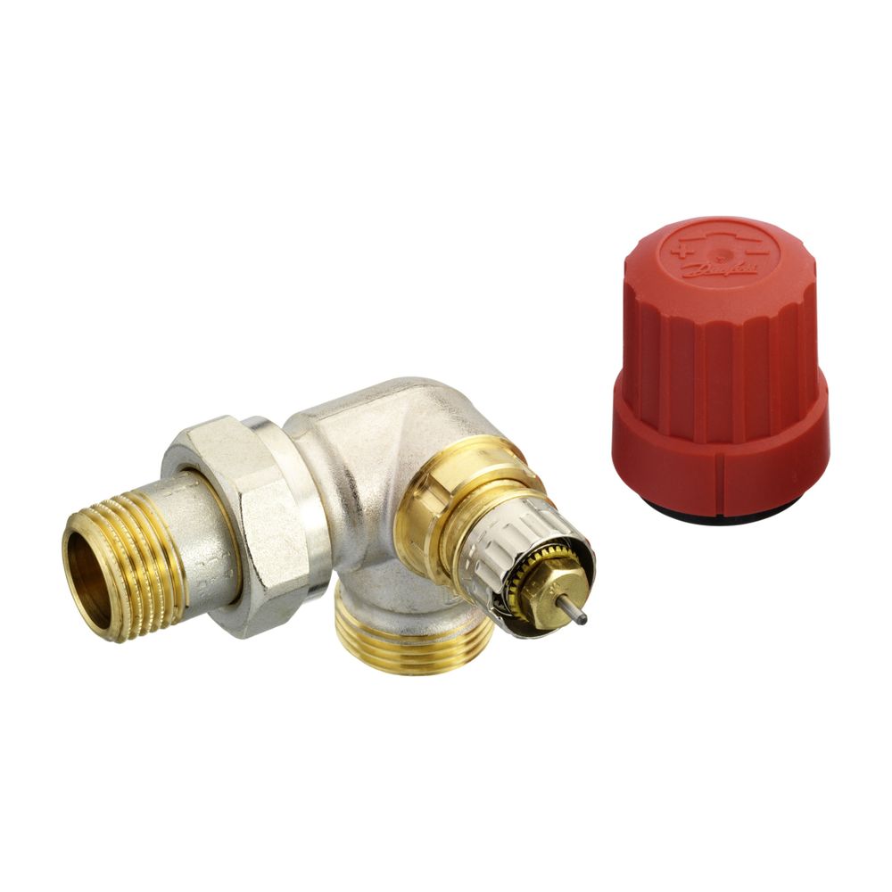 Danfoss Ventilgehäuse RA-N, DN 15, G 3/4" AG, Winkelausführung rechts, matt vernickel... DANFOSS-013G4204 5702420048031 (Abb. 5)