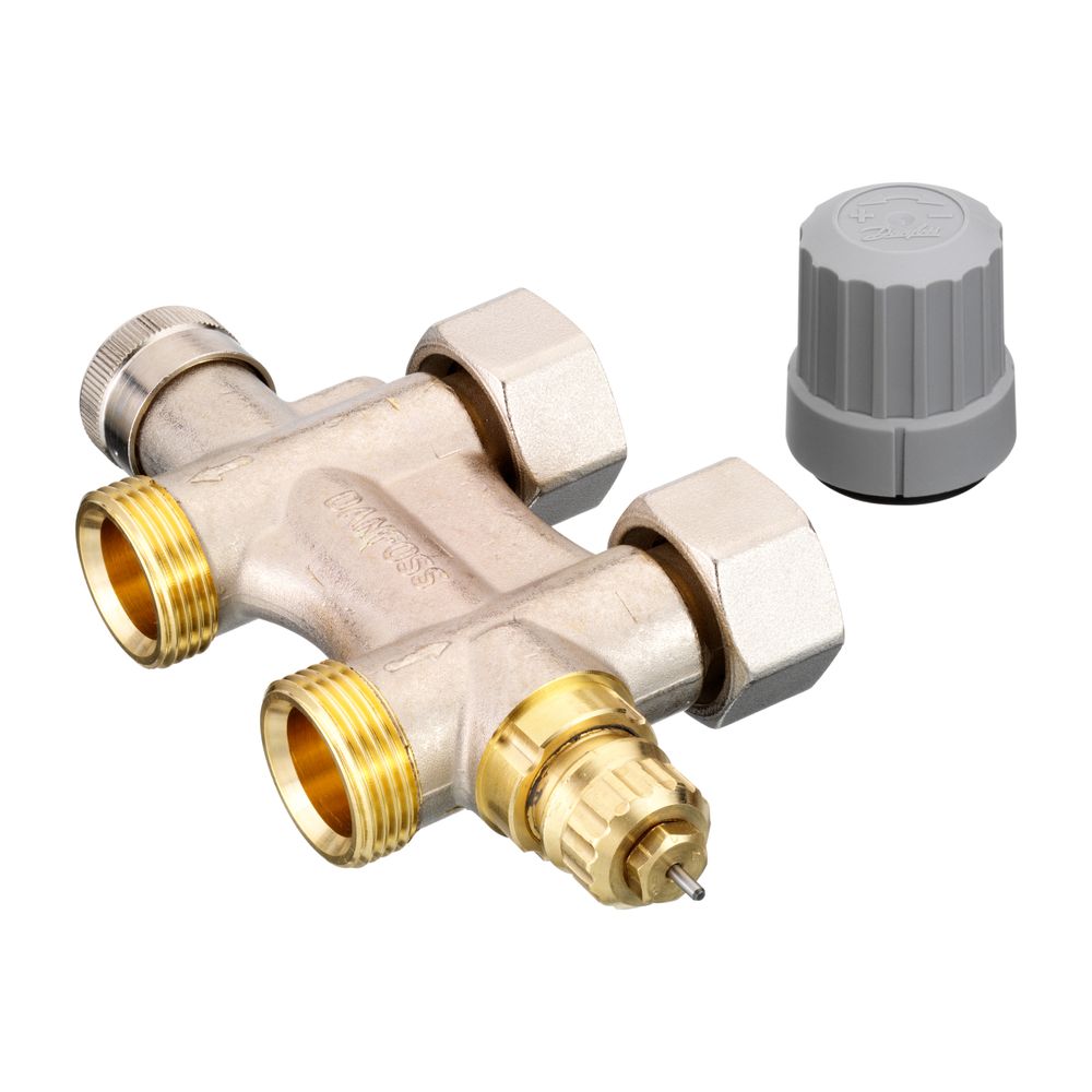 Danfoss Anschlussarmatur VHS-E für Einrohrheizung, R 1/2", Durchgangsausführung, Verk... DANFOSS-013G4692 5702420046716 (Abb. 3)