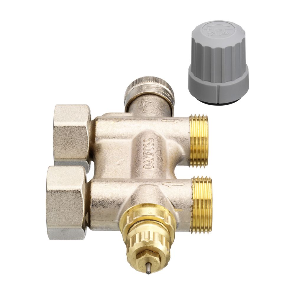 Danfoss Anschlussarmatur VHS-E für Einrohrheizung, R 1/2", Durchgangsausführung, Verk... DANFOSS-013G4692 5702420046716 (Abb. 8)