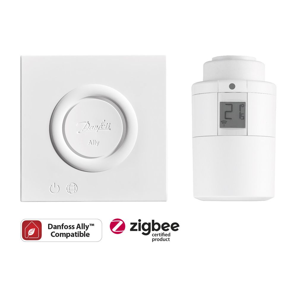 Danfoss Thermostat Ally elektronisch, ZigBee, 5-35 Grad C, PID-Regler, für RA und M30... DANFOSS-014G2420 5702425245008 (Abb. 8)