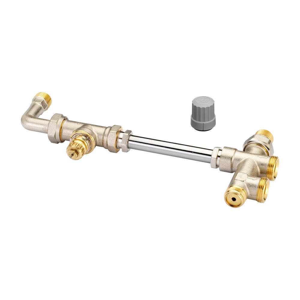 Danfoss Steigrohrventil für 1-Rohranlagen Set RA-KE, Heizkörper R 1/2", Anlage G 3/4"... DANFOSS-013G3341 5702420031743 (Abb. 3)
